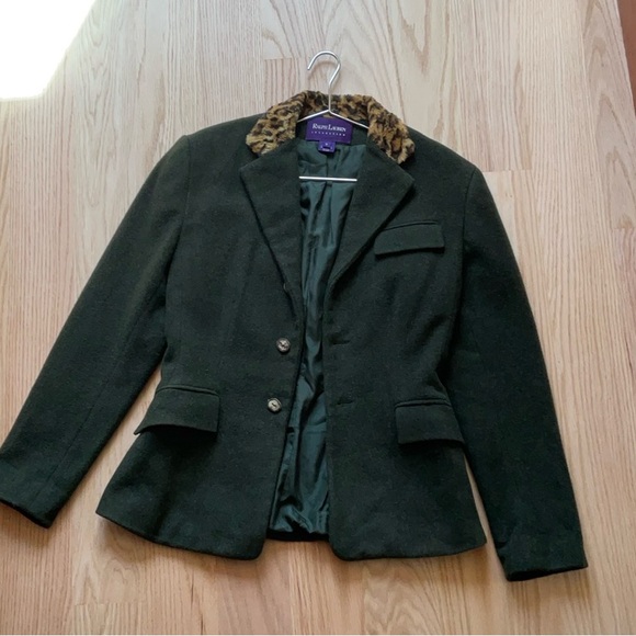 Ralph Lauren, Purple Label Dark Green Blazer. - Picture 5 of 6